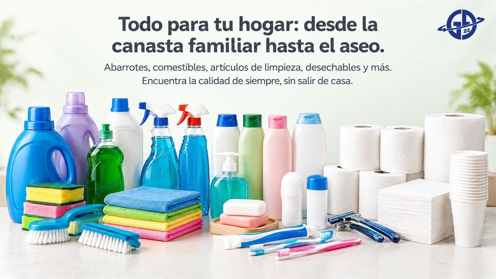 Todo para tu hogar: desde la canasta familiar hasta el aseo. Encuentra la calidad de siempre, sin salir de casa.